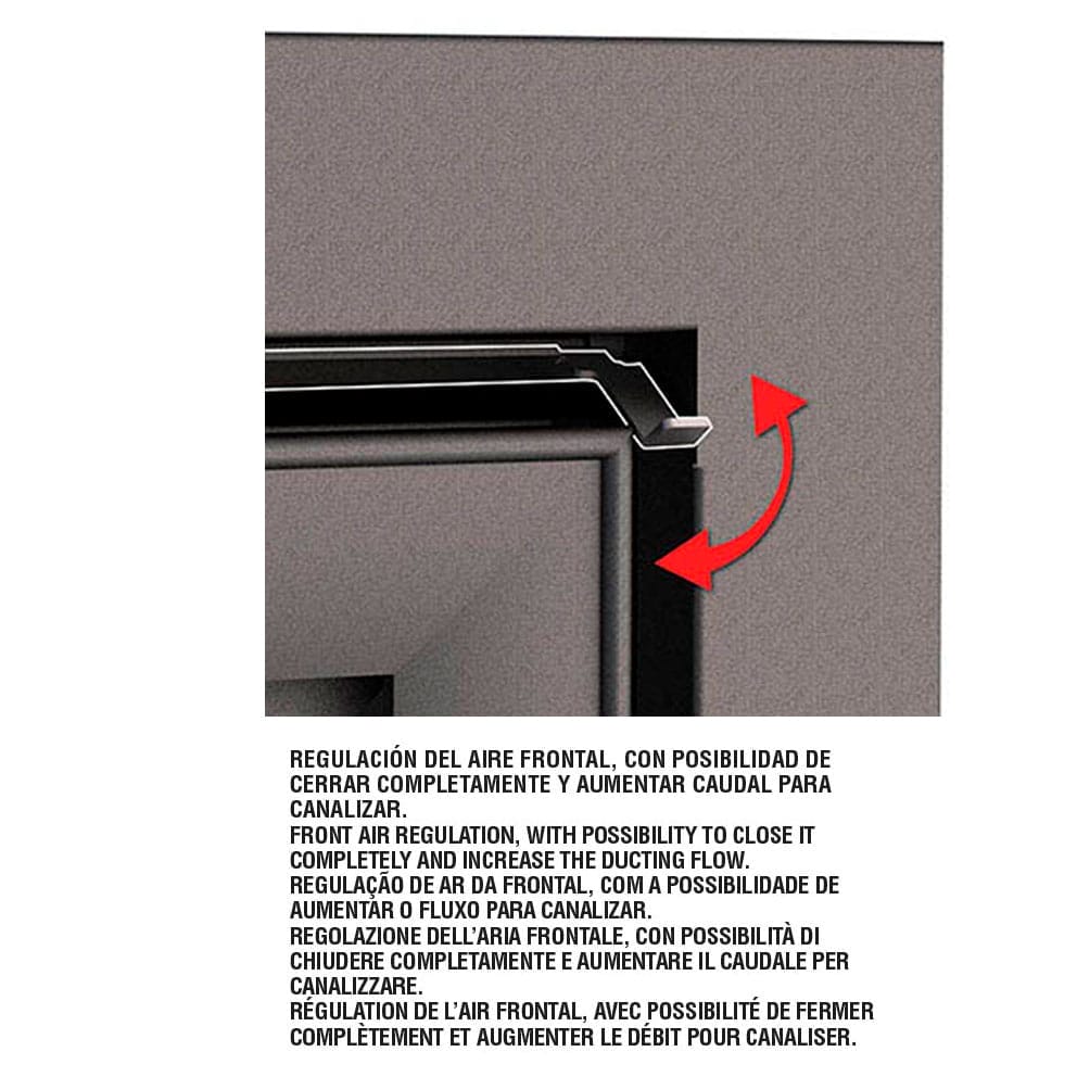 Estufa de Leña Insertable Paris 70-3C (Bronpi)