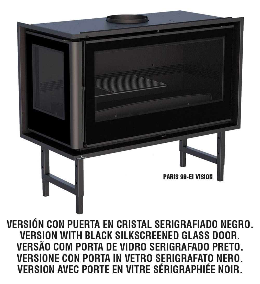 Estufa de Leña Insertable Paris 90-E (Bronpi)