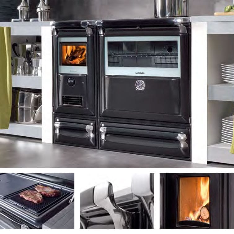 Cocina de Leña Cerrada Vulcano-7T (Lacunza)